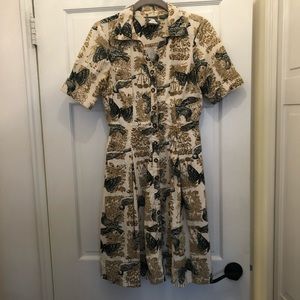 Anthropologie corduroy dress